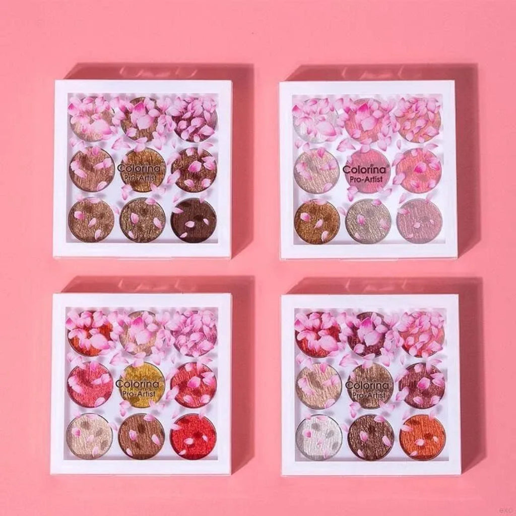 Colorina Pro-Artist Sakura Mousse 9 color Eyeshadow Palette