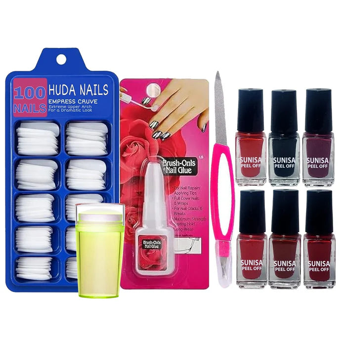 Complete Nail Art Kit 5 Pcs Set for Perfect DIY Manicures