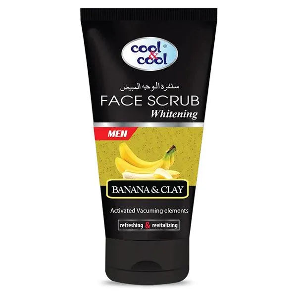 Cool & Cool Men Banana & Clay Whitening Face Scrub