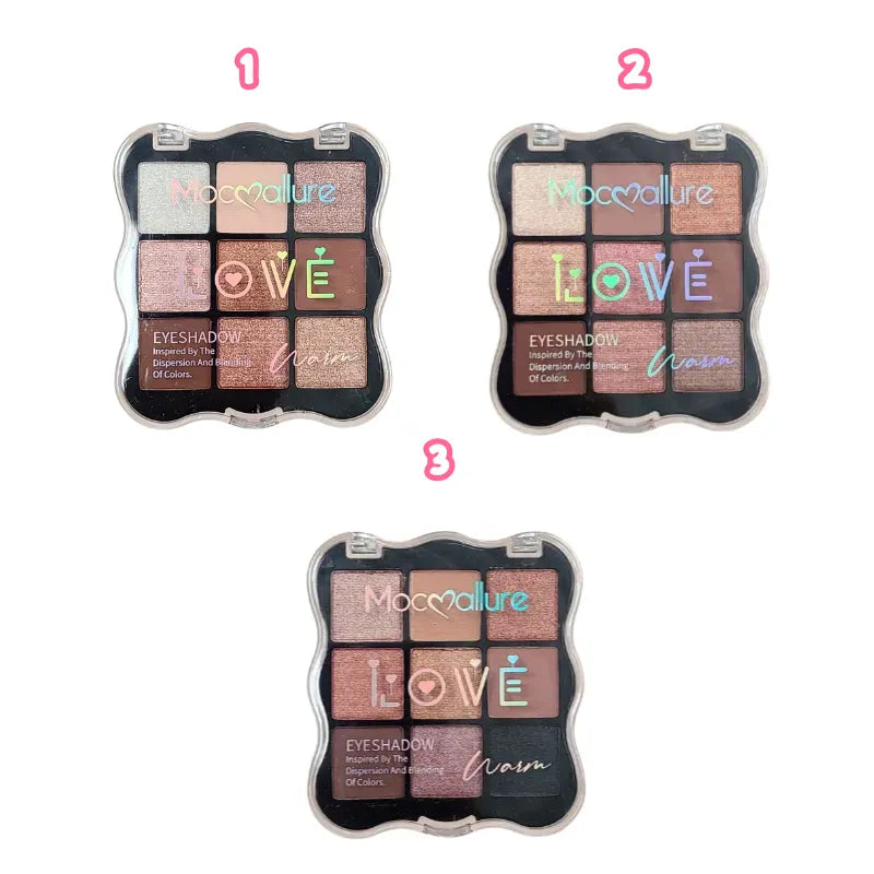 Mocallure Love Warm Eyeshadow Palette - 9 Colors
