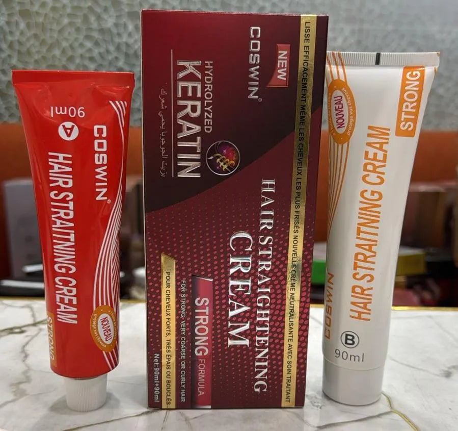 Coswin hair Straightening cream (Each Cream 90ml)