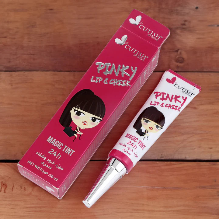 Cutish Pinky Magic Lip Tint And Cheek Stain Cream High Quality 30ml