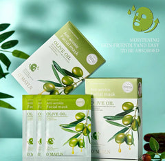 O'Mayln Anti-Wrinkle Olive Oil Facial Mask - 10 PCS