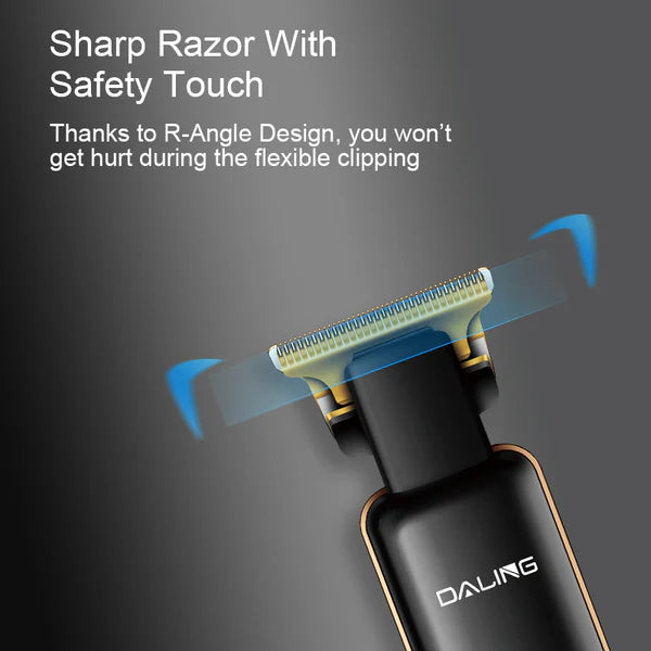 DALING DL-1571 USB Low Noise Professional Cordless Portable Men's Hair Clipper