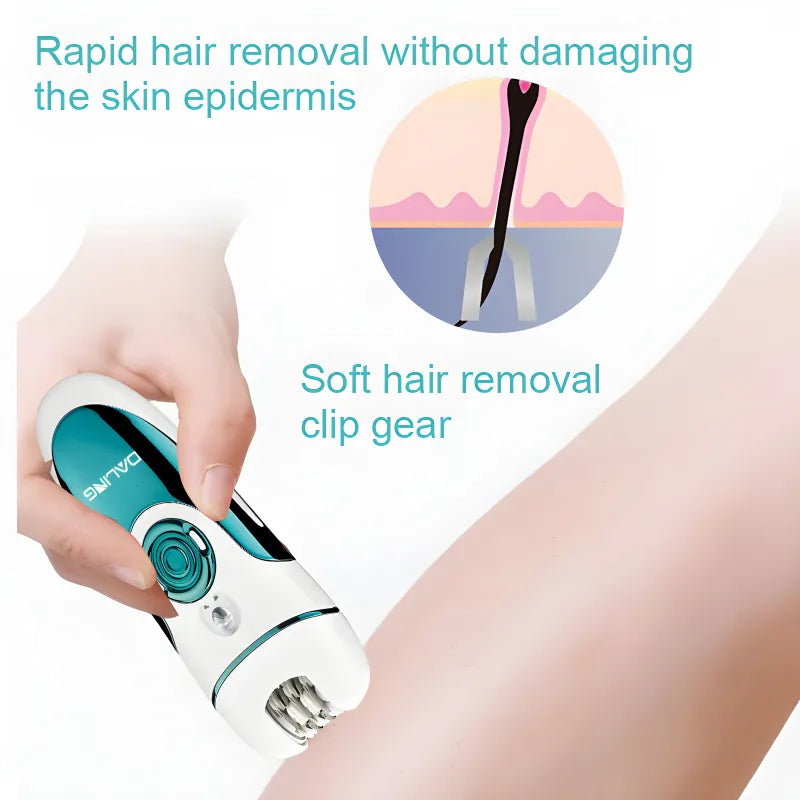 DALING DL-6018 high quality 4 in 1 lady epilator
