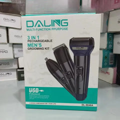DALING DL-9048A 3 In 1 Rechargeable Hair Clipper