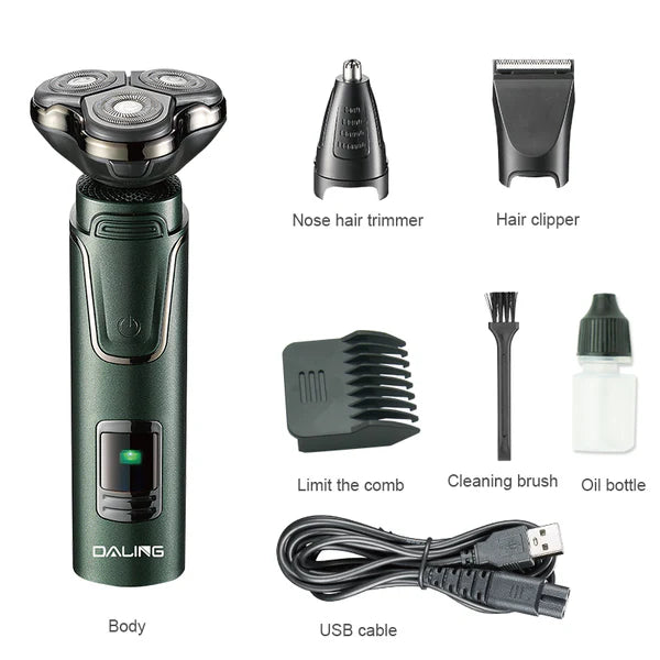 DALING DL-9207 NEW 3 IN 1 Rechargeable Electric Shaving Machine