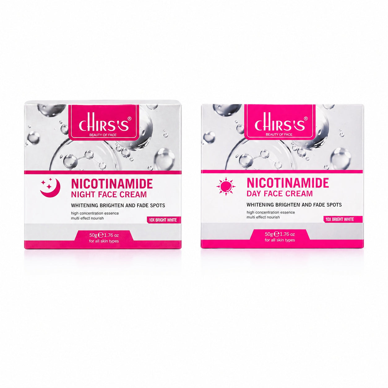 Chirs's Nicotinamide Face Cream Pack Of 2 Bundle