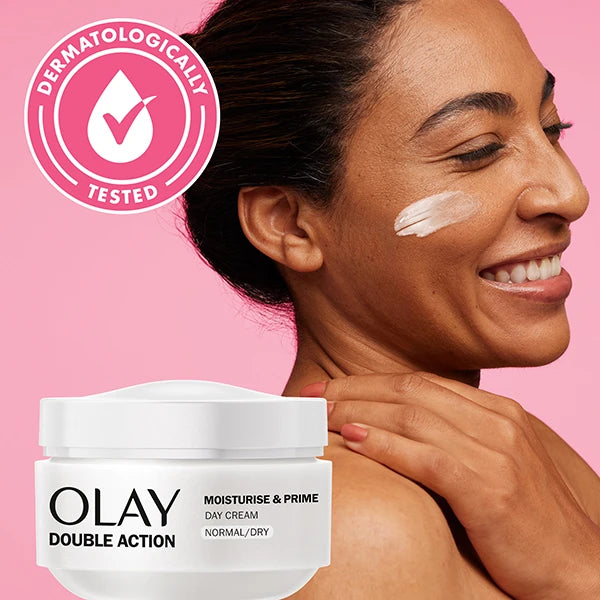 Olay Double Action Day Cream & Primer, Normal/Dry Skin – 50 ml