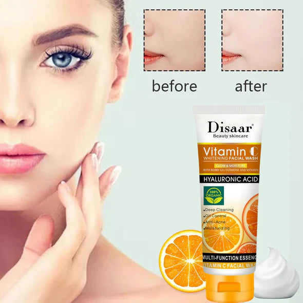 DISAAR Deep Cleansing Whitening Vitamin C Face Wash - 100ml
