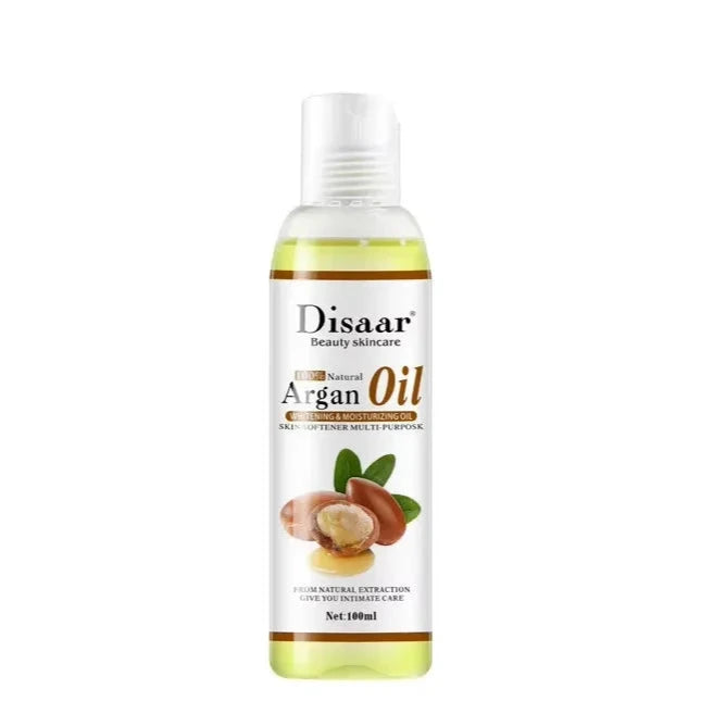 DISAAR 100% Natural Argan Oil Moisturizing Skin Massage body Oil 100ml