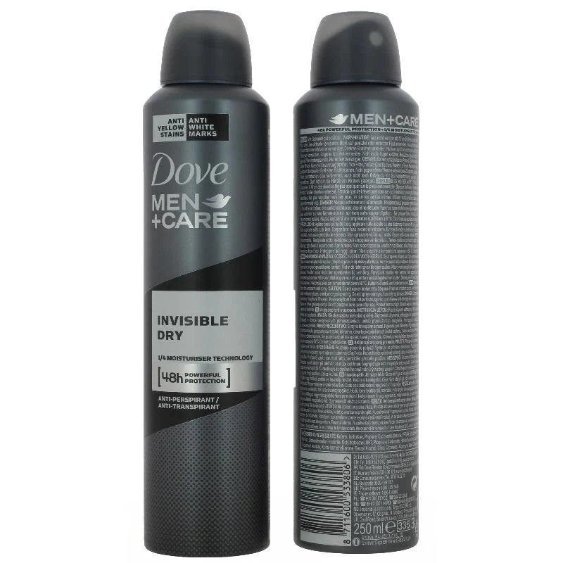 Dove Men+Care Invisible Dry Body Spray (250ml)