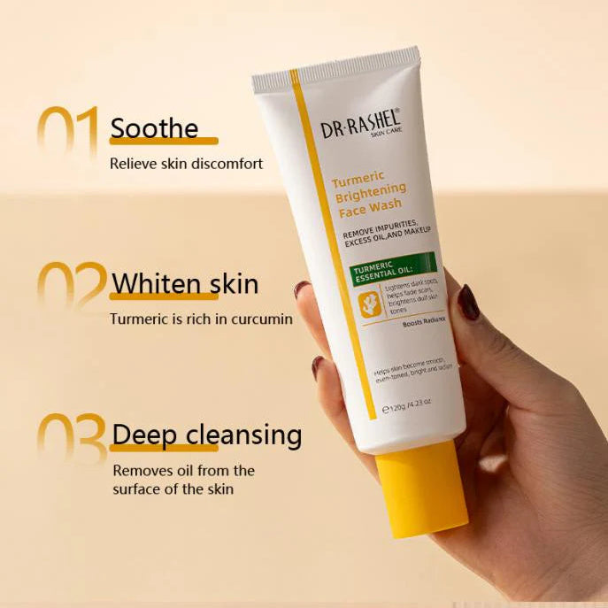 DR RASHEL Turmeric Brightening Face Wash - 120g