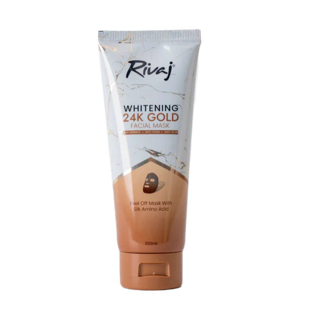 Rivaj Whitening 24K Gold Facial Mask - 100ml