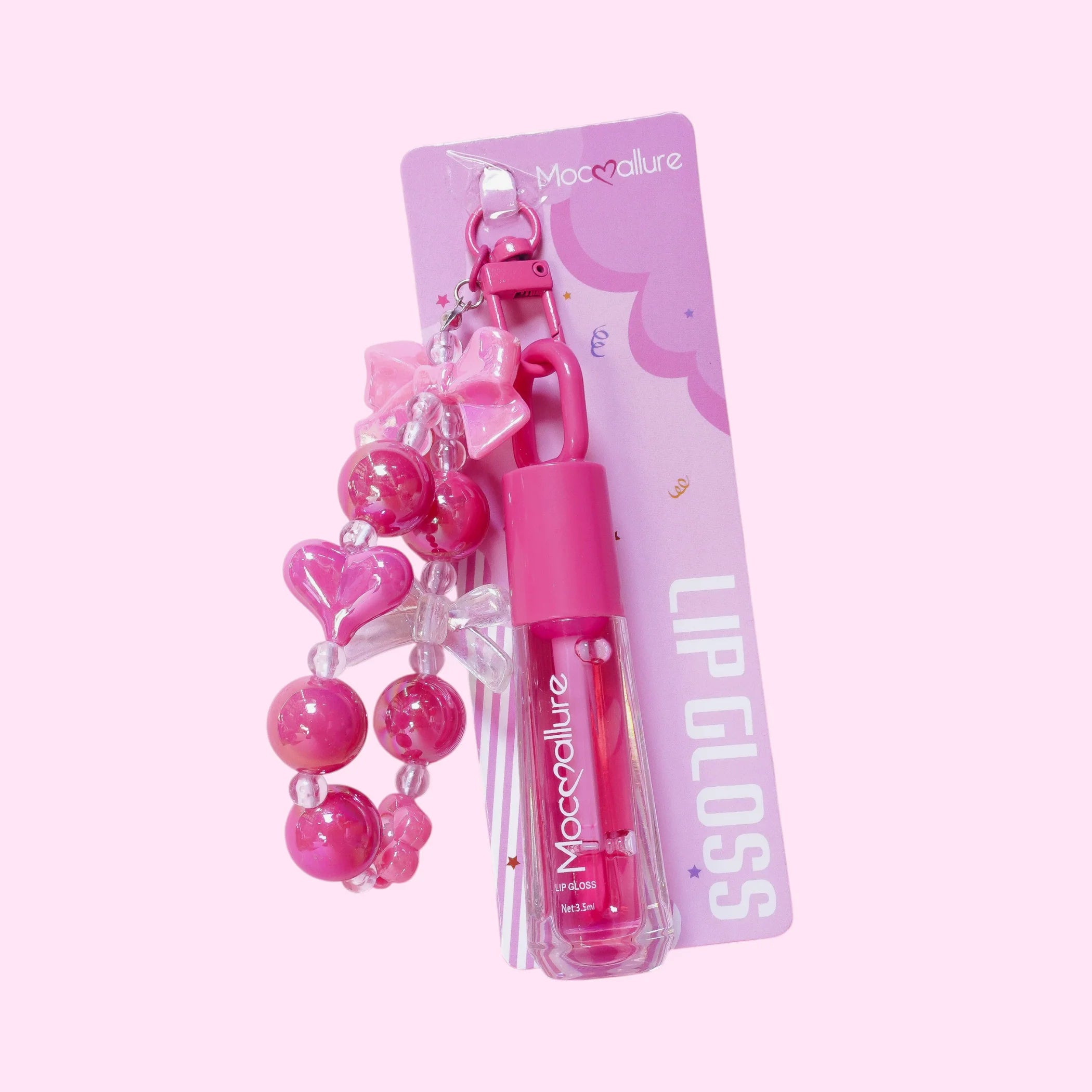 Mocallure Lip Gloss with Cute Keychain