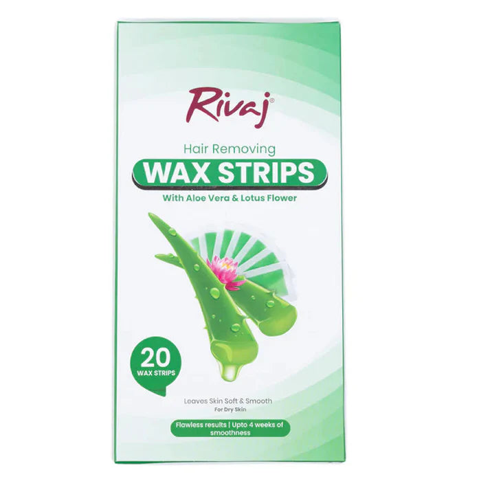 Rivaj UK - Aloe Vera & Lotus Flower Body Wax Strips