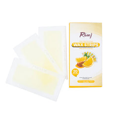 Rivaj UK Lemon & Honey Hair Removing Body Wax Strips