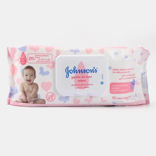 Johnson's Gentle All Over Baby Wipes - 72-Pack