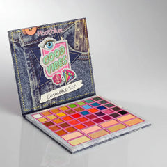 Mocallure Good Vibes Eyeshadow Palette, 48 Colors 6 Blusher