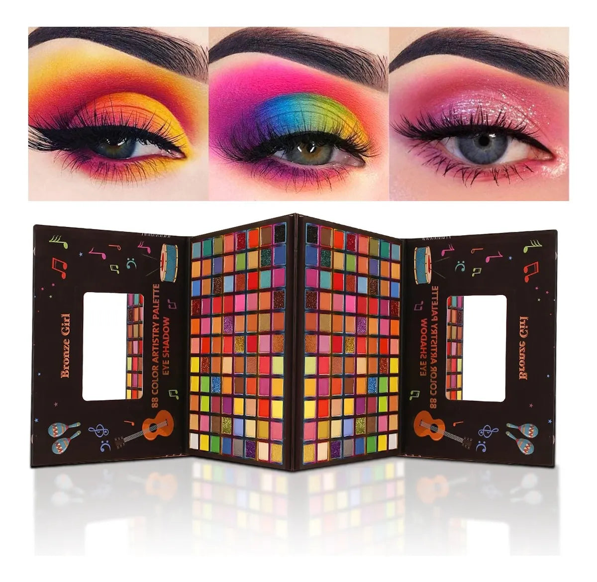 Bronze Girl Artistry Eyeshado Palette - 88 Colors
