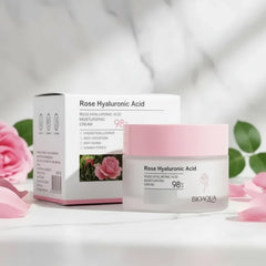 BIOAQUA Rose Hyaluronic Acid Moisturizing Face Cream - 50g