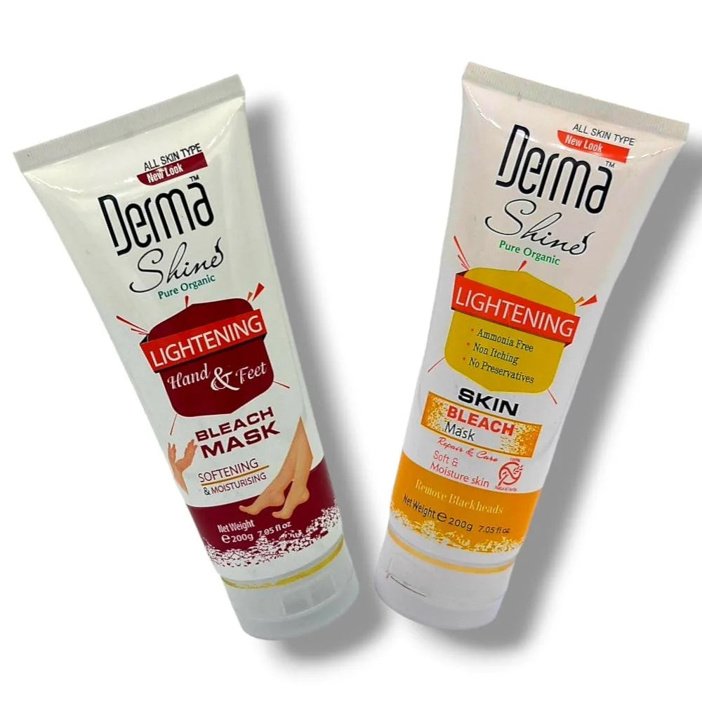 Derma Shine 2-in-1 Bleach Set - 200g
