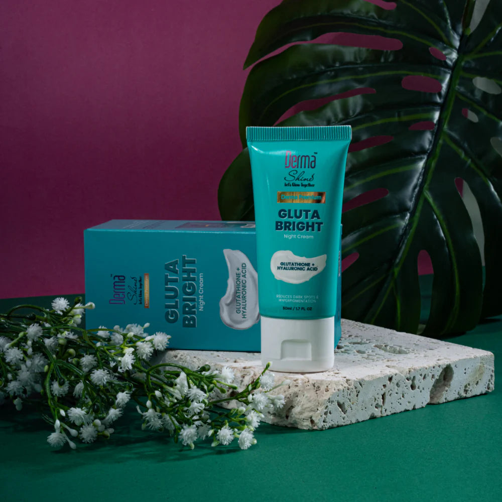 Derma Shine Premium Gluta Bright Night Cream - 50ml