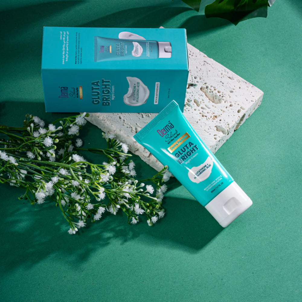 Derma Shine Premium Gluta Bright Night Cream - 50ml