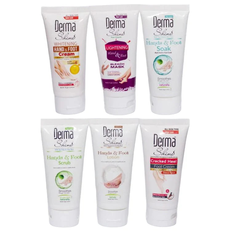 Derma Shine - Manicure & Pedicure Kit, 6-Pack - 70g