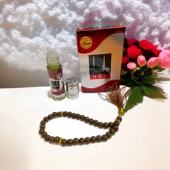 Desire Red Attar With Tasbeeh Alcohol-Free Fragrance - 6ml