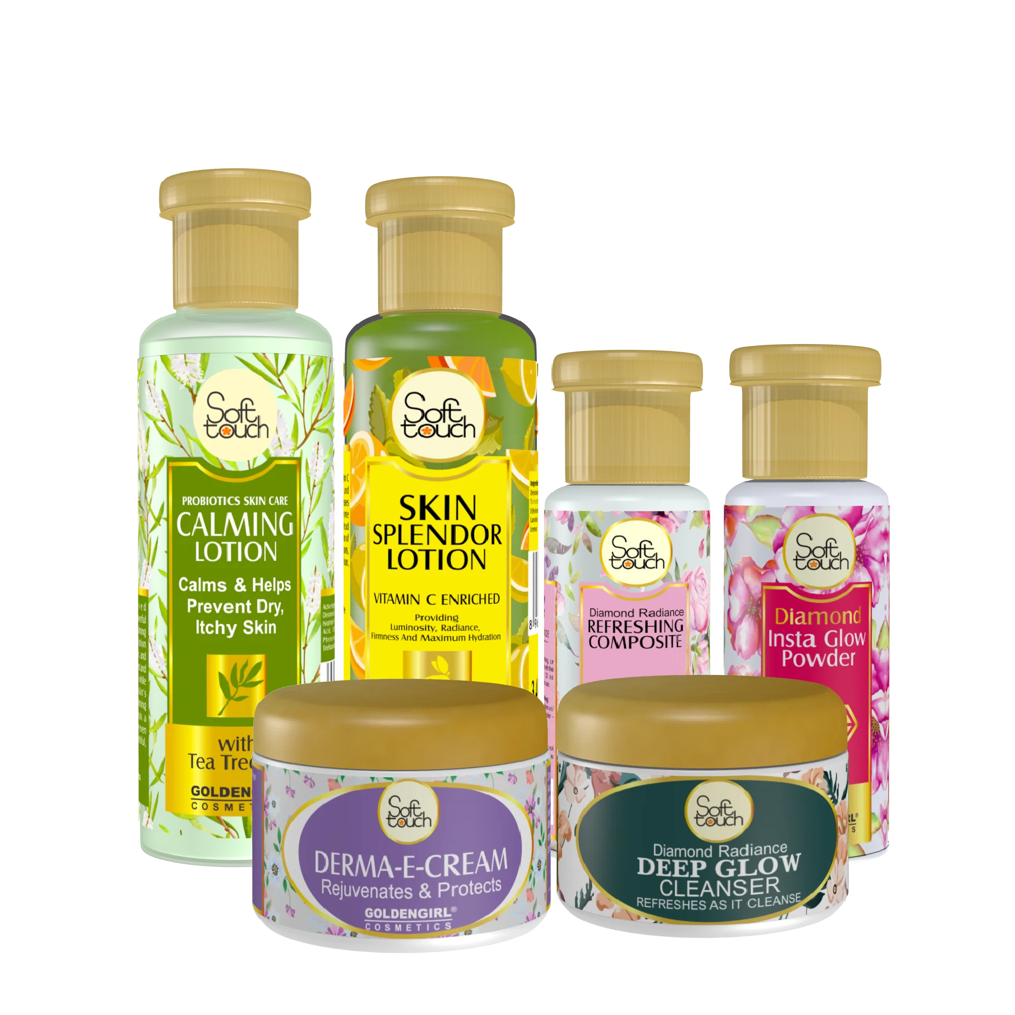 Soft Touch New-Diamond Face Glowing Kit