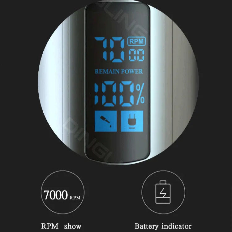 Dingling Professional LCD Electric Hair Clipper RF-696