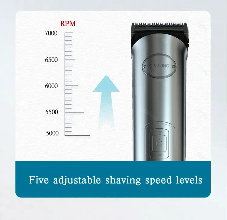 Dingling Professional LCD Electric Hair Clipper RF-696