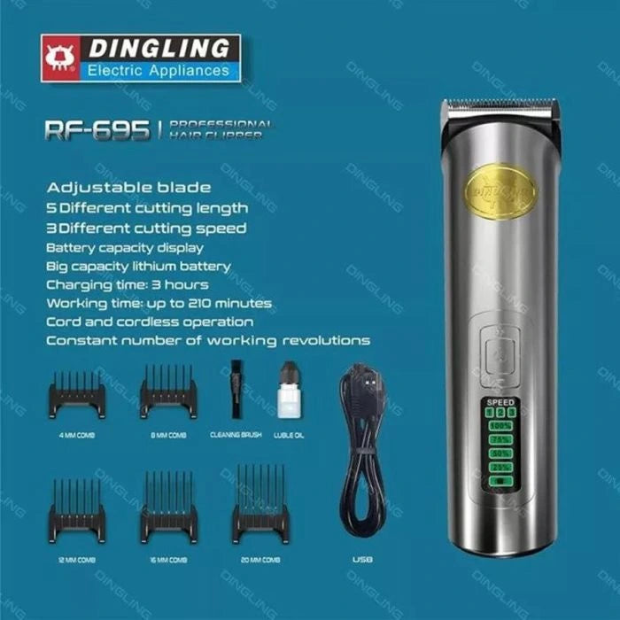 Dingling Professional Hair Clipper RF-695 (Original)
