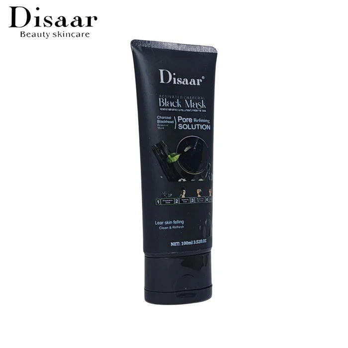 Disaar Charcoal Black Head Mask -  100ml