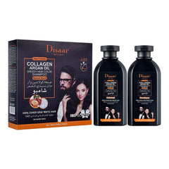 Disaar Collagen Argan Oil Hair Color Shampoo - (8 minutes, 200 ml + 200 ml)