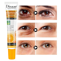 Disaar Vitamin C Whitening Eye Cream with Hyaluronic Acid - 25ml