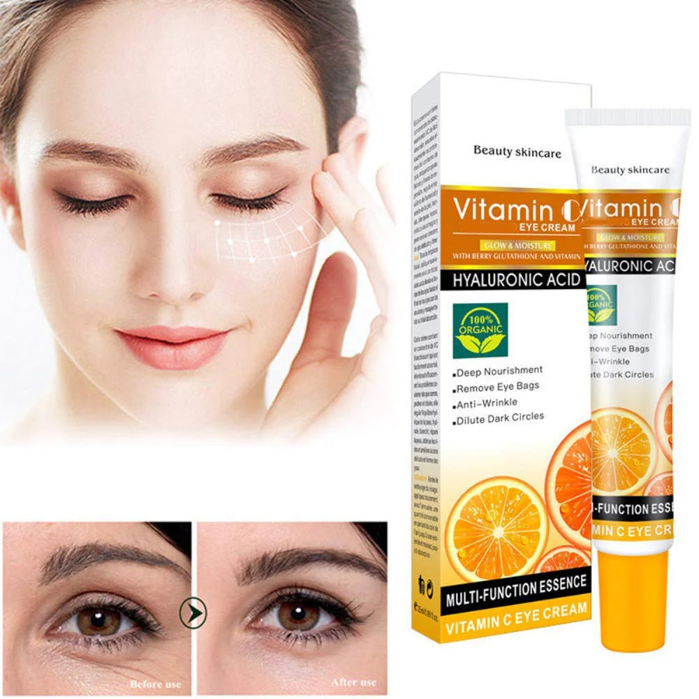 Disaar Vitamin C Whitening Eye Cream with Hyaluronic Acid - 25ml