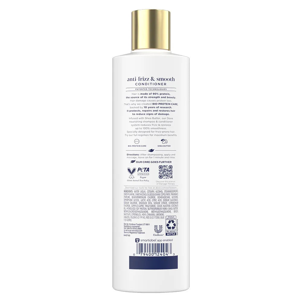 Dove Damage Therapy Anti Frizz And Smooth Conditioner - 355ml