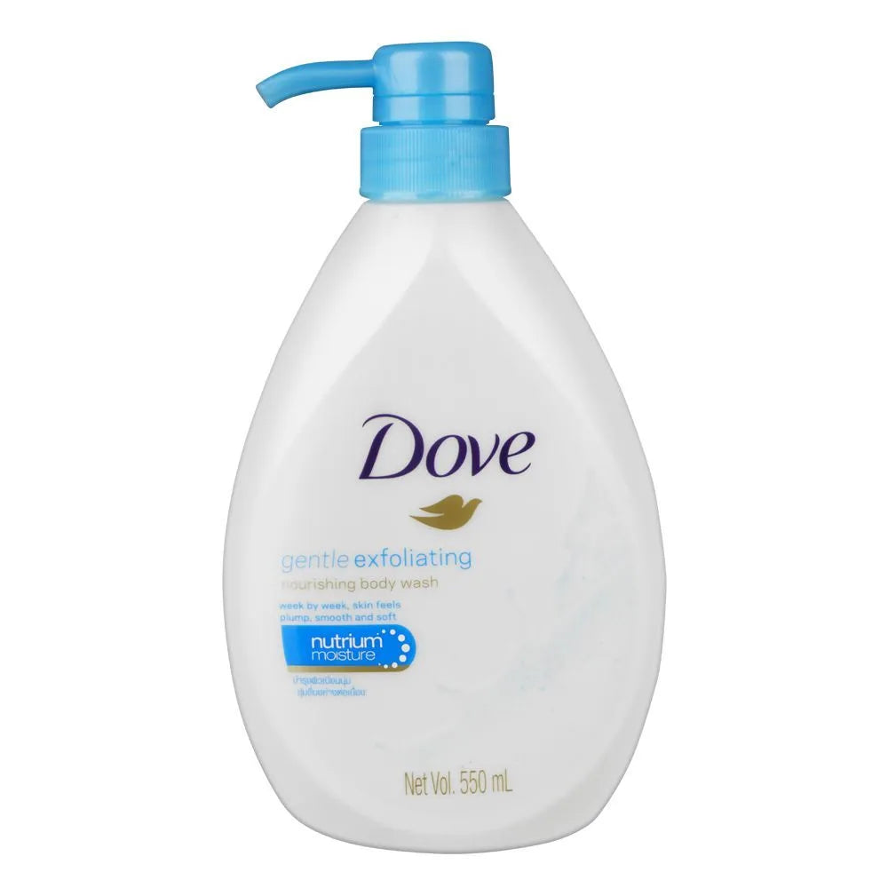Dove Gentle Exfoliating Nourishing Body Wash Pump – 550ml