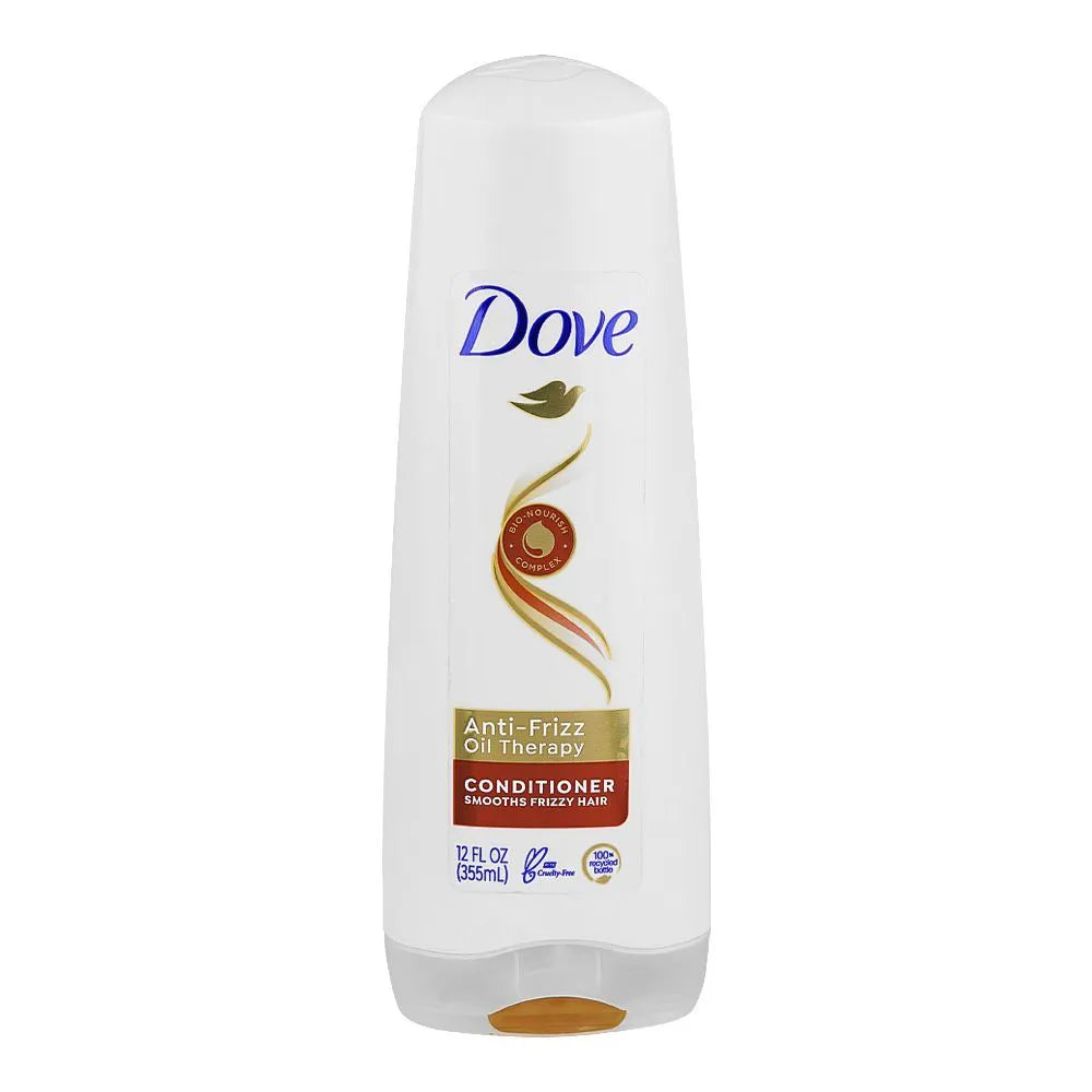 Dove Anti-Frizz Oil Therapy Conditioner, For Frizzy Hair - 355ml