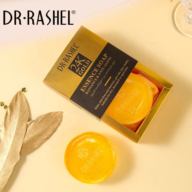 Dr.Rashel 24K Gold Radiance & Anti Aging Essence Soap - 100g