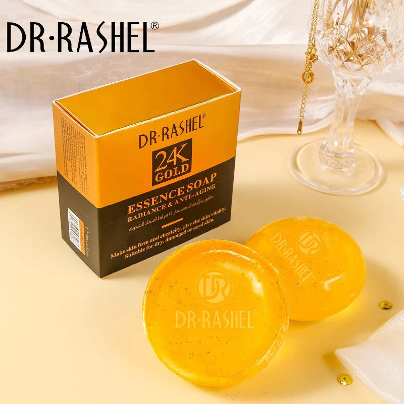 Dr.Rashel 24K Gold Radiance & Anti Aging Essence Soap - 100g