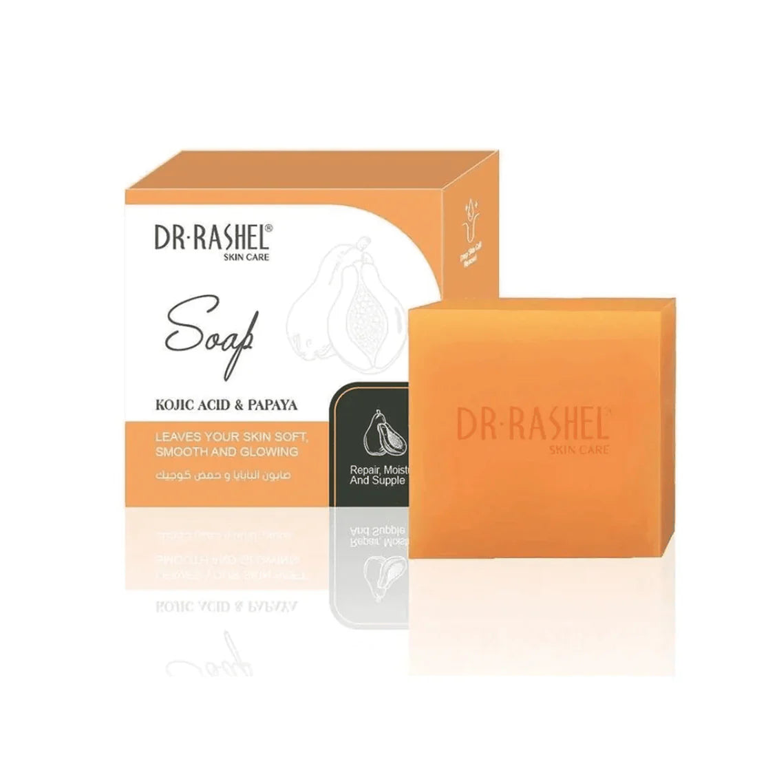 Dr.Rashel Kojic Acid And Papaya Soap for skin soft and glowing - 100g