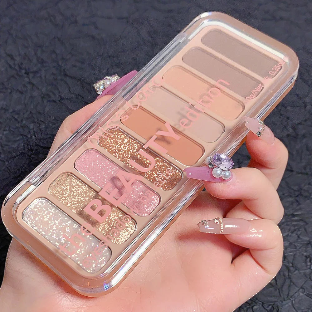Miss Lara 9-color Blush Highlighter Eyeshadow Palette