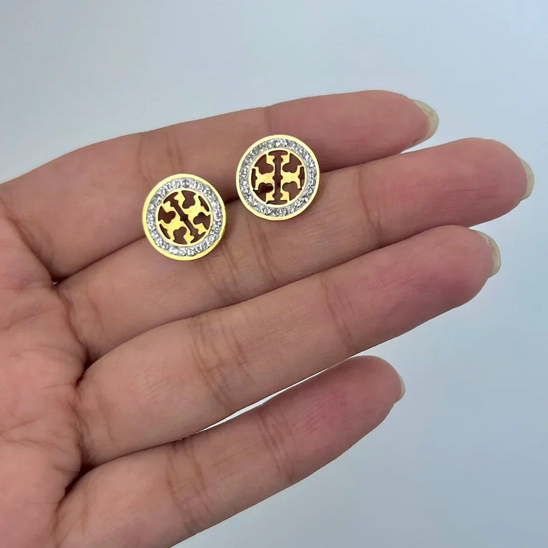 Stainless Steel TY studs earrings