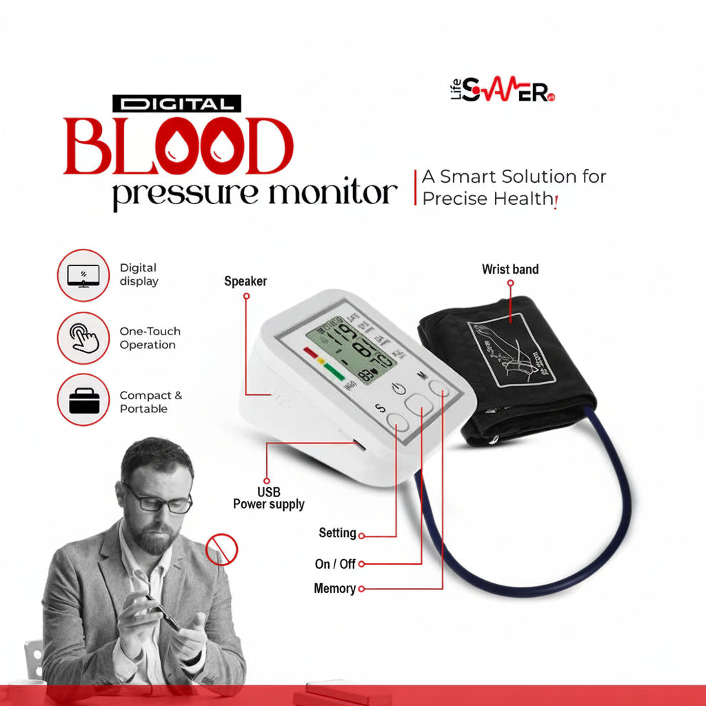 Digital Electronic Blood Pressure Monitor