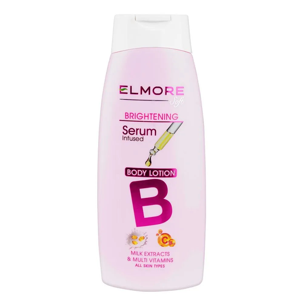 Elmore Soft Skin Whitening Natural Moisturizing Body Lotion, All Skin Types, 250ml