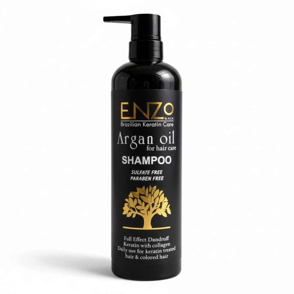 Enzo Brazilian Keratin Shampoo with Argan Oil - 900ml