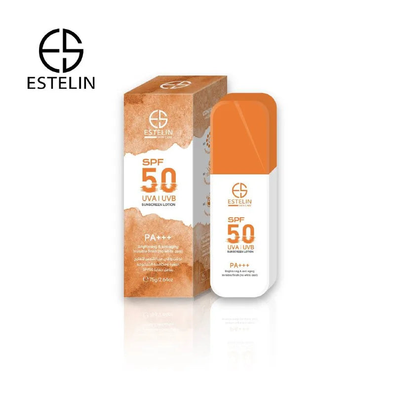 Estelin Brightening & Anti-Aging Sunscreen Lotion SPF50 - 75g